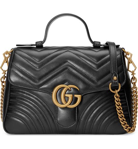 gucci top handle bag|gucci marmont top handle small.